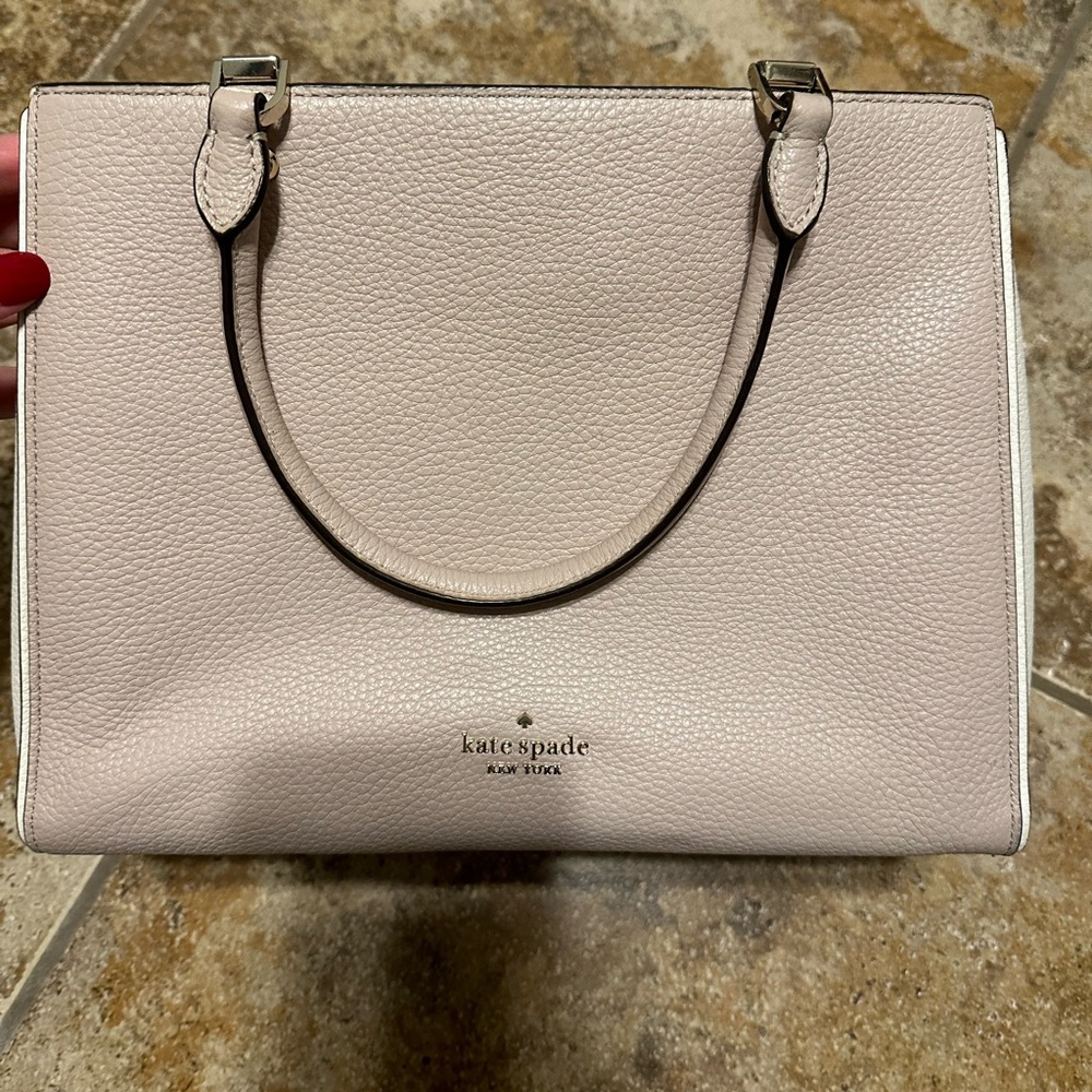 Kate spade purse - pink/maeve with cream/ivory sides